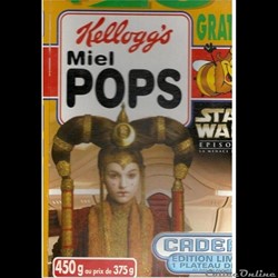 star wars box kellogg's   miel pops