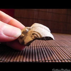 fragment de visage ,   EQUATEUR TUMACO