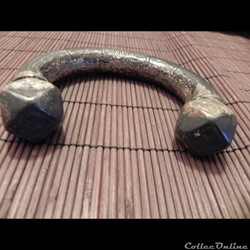 Bracelet / manille-monnaie en argent