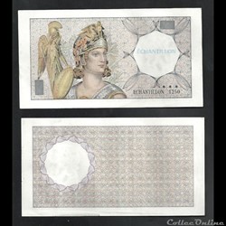 billet d'essais pour distributeur 100 frs