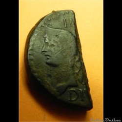 demi dupondius de Nîmes
