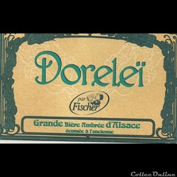 sous bock  de bière Doreleï  Fischer
