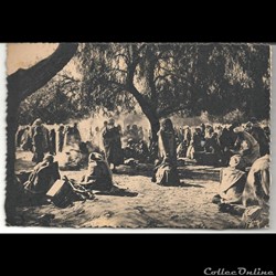 carte postale de  Sétif  Constantine   marché arabe