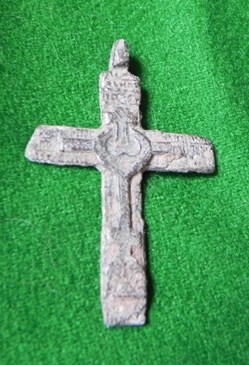 croix reliquaire provenant du champs de bataille de Nicopolis