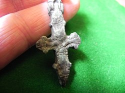croix reliquaire provenant du champs de bataille de Nicopolis