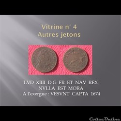 jeton de Besançon     Louis XIV