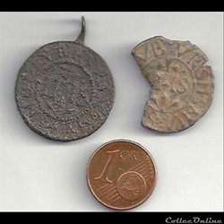 premier type de la médaille de St Benoit procès de sorcellerie en 1647 à Nuremberg