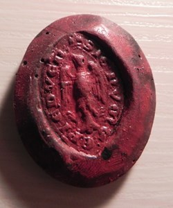 Girad archevêque d'Autun copie , sceau