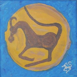potins Séquanes .peinture acrylique sur toile