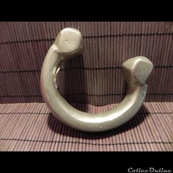 Bracelet / manille-monnaie en argent