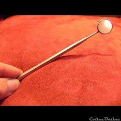 outillage de dentiste miroir dentaire