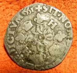 Henri II douzain aux croissants Rouen 1551