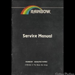 MANUEL SERVICE JEU D ARCADE RAINBOW MHG AMIRO