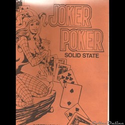 manuel flipper Gottlieb JOKER POKER