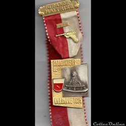 médaille de tir Suisse LAUSANNE 1976