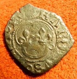 Charles VIII double tournois niquet coquille CI 837