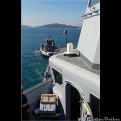 dernière sortie de la frégate Jean de Vienne.