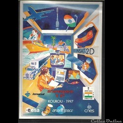 ARIANE 1997  KOUROU    VOL N°97  satellite  INSAT-2D.INDE