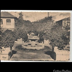 carte postale de  Sétif  Constantine  jardin du palais de justice