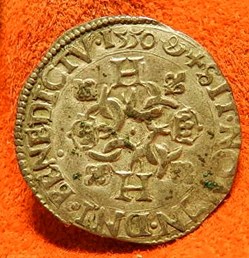 Henri II douzain aux croissants 1550 Troyes S