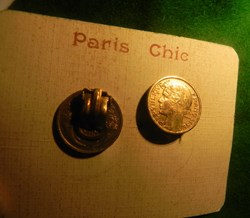 paire boucle d'oreille 50 centimes Morlo...