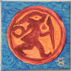 potin Remes peinture acrylique sur toile