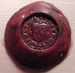 contre-sceau de la cour de Vesoul 1380