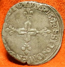 HENRI III Double sol parisis 1578   Troyes   S