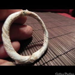 bracelet verre vert