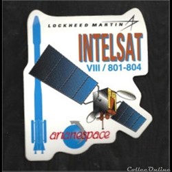 AUTOCOLLANT satellite INTELSAT VIII 801/804