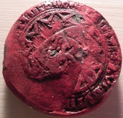 contre-sceau  Othon  IV de Bourgogne  1292