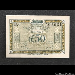 0.50 franc régie des chemins de fer