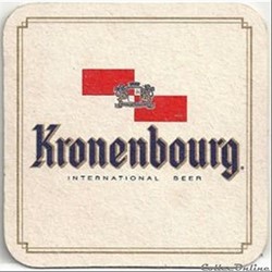 sous bock  de bière Kronenbourg