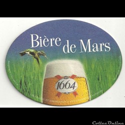 sous bock  de bière de mars 1664