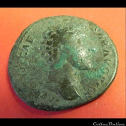 Marcus Aurelius dupondius Minerva ? RIC 1298/ MARC-AURELE