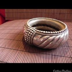 BRACELET -MANILLE    ARGENT RADJASTAN