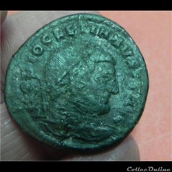 Dioclécien follis SACRA MONET RIC 31a atelier ASIS Siscia