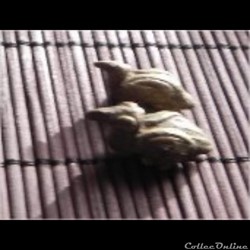 poids à or Akan à proverbes oiseaux