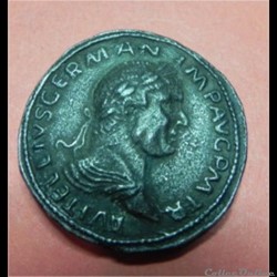 Faux moderne Vitellius sesterce