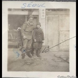 guerre de  Corée   Séoul  1952 photo
