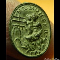 MÉDAILLE DE ST BENOÎT ET ND DE MONTSERRAT