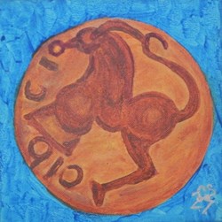 potins Séquanes QDOCI .peinture acrylique sur toile