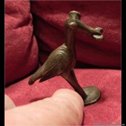 poids à or  forme figurative  Akan  casoar