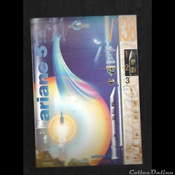 AUTOCOLLANT ARIANESPACE KOUROU VOL N° 138