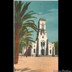 carte postale de Blida  L'Eglise