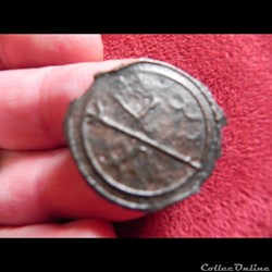 2 falus marocain sans date globule centrale de l'étoile en creux Marrackech