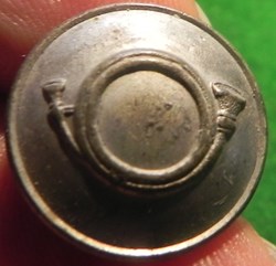 Bouton d'uniforme Chasseurs à pied, Troisième République