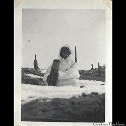 guerre de Corée 1952 photo. la corvée de chiotte par -38°