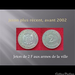 jetons de machines à sous  casino    vitrine 16   Besançon