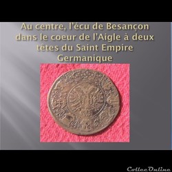 armes de Besançon et de  ses 7 quartiers